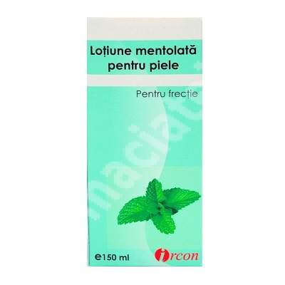Lotiune mentolata pentru piele, 150 ml, Ircon Iasi