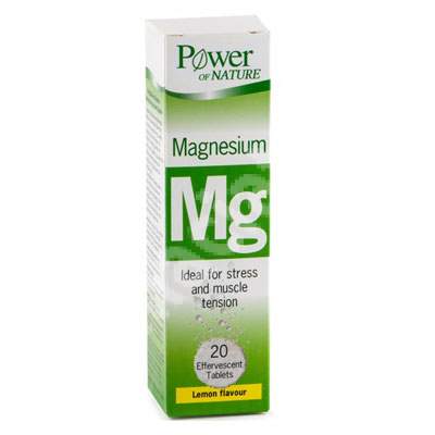 Magneziu, 20 tablete efervescente, Power Of Nature