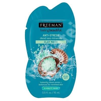 Masca anti-stress cu minerale de la Marea Moarta, 15 ml, Freeman