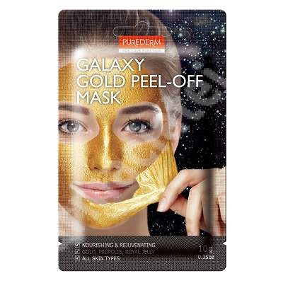 Masca peel-off Galaxy Gold, 10 ml, Purederm