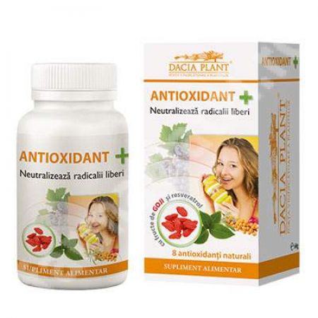 Antioxidant+, 60 comprimate, Dacia Plant