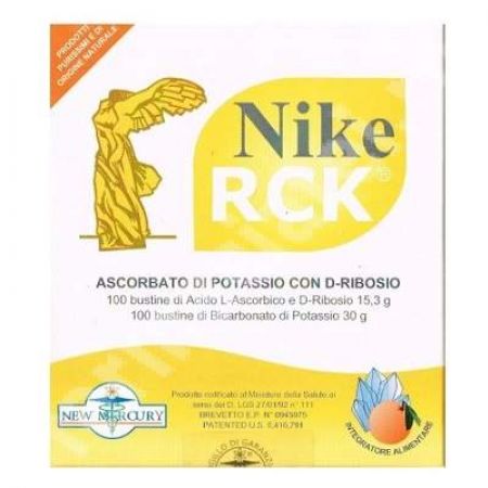 Ascorbat de potasiu cu D-Riboza Nike RCK, 100 plicuri, New Mercury