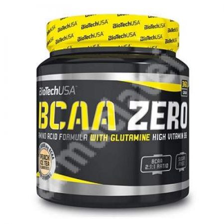 BCAA Zero Peach Ice Tea fara gluten, 360 g, Biotech USA