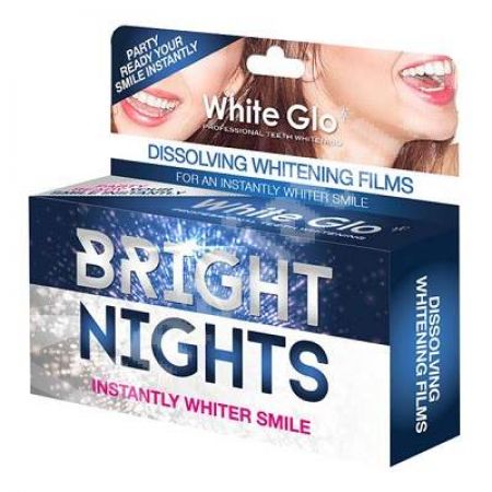 Benzi de albire a dintilor Bright Nights, 6 bucati, White Glo
