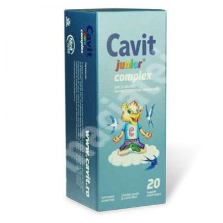 Cavit Junior Complex, 20 tablete, Biofarm