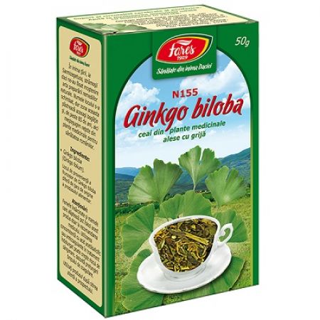 Ceai Ginkgo biloba frunze N155, 50 g Fares 