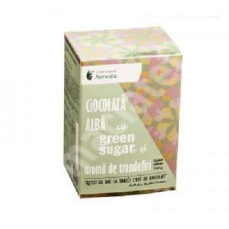 Ciocolata calda cu Green Sugar si aroma de trandafiri, 10 plicuri, Remedia