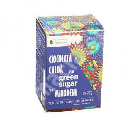 Ciocolata calda cu Green Sugar si Mirodenii, 10 plicuri, Remedia