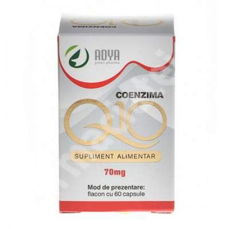 Coenzima Q10 70 mg, 60 capsule, Adya