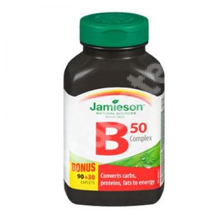 Complex de vitamina B 50mg, 90+30 capsule, Jamieson