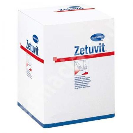 Comprese absorbante - Zetuvit (413702) , 10x20 cm, 25 bucati, Hartmann