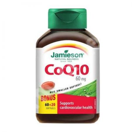 CoQ10 60mg, 60+20 capsule, Jamieson
