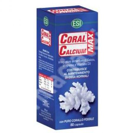 Coral Calcium Max, 80 capsule, EsiSpa