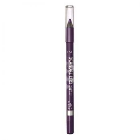 Creion de ochi Scandaleyes Kohl Kajal Waterproof 007 Purple, 1.2 g, Rimmel London