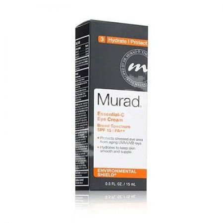 Crema anti-imbatranire cu SPF 15 pentru ochi Essential-C, 15 ml, Murad