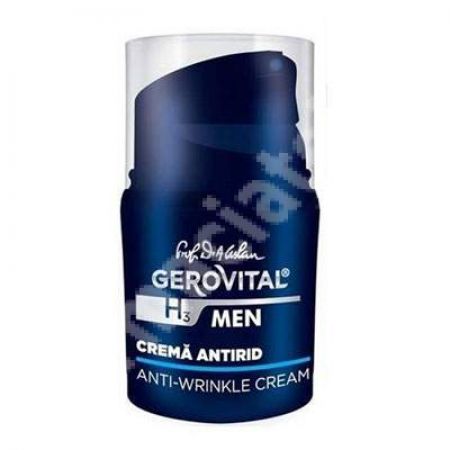 Crema antirid H3 Men, 30 ml, Gerovital