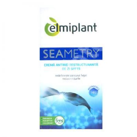Crema antirid restructuranta de zi SPF 15 Seametry, 50 ml, Elmiplant