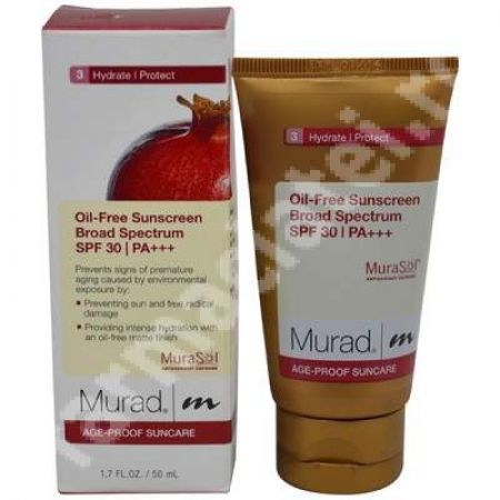 Crema cu protectie solara SPF 30 Oil-Free Sunscreen, 50 ml, Murad