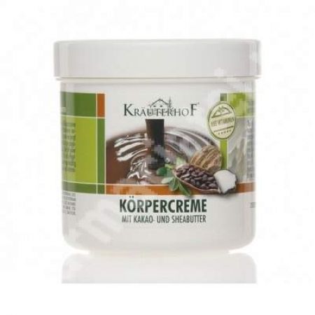 Crema de corp cu Cacao si Unt de Shea, 250 ml, Krauterhof