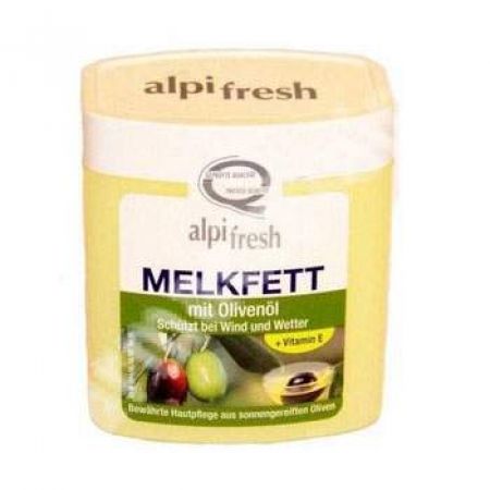 Crema grasa emolienta pentru fata si corp cu ulei de masline si vitamina E Alpifresh Melkfett, 250 ml, Lenhart Kosmetik