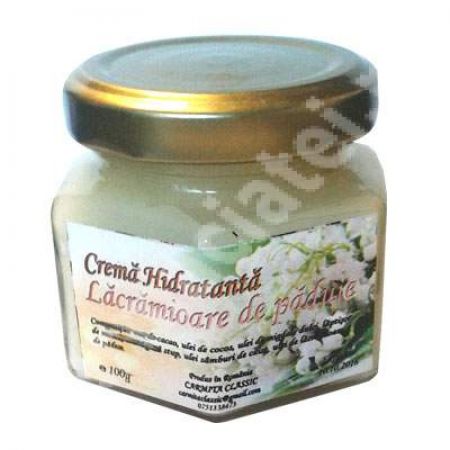 Crema hidratanta Lacramioare de padure, 100 g, Carmita Classic