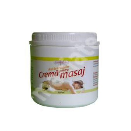Crema pentru masaj anti-imbatranire cu extract de Omega 6, 500 ml, Interherb