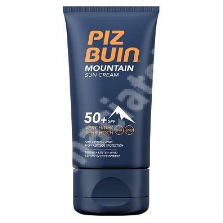 Crema pentru protectie solara SPF 50+ Mountain, 50 ml, Piz Buin