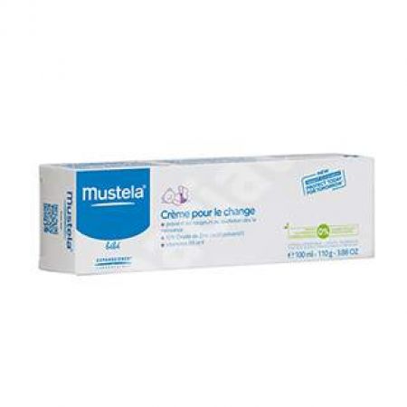 Crema protectoare Vitamin barrier cu vitamine pentru prevenirea zilnica a iritatiei de scutec, 100 ml, Mustela