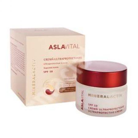 Crema ultraprotectoare SPF 50 Mineralactive, 50 ml, AslaVital