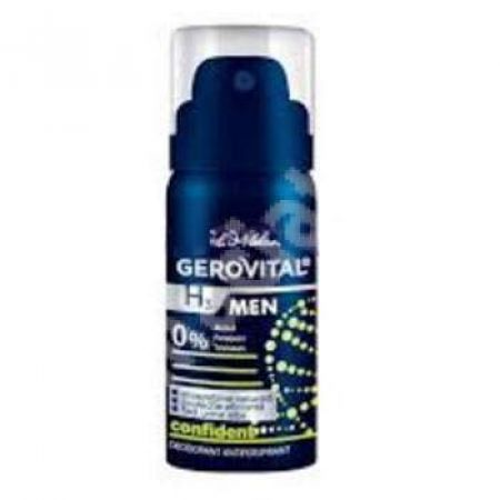Deodorant antiperspirant H3 Men Confident, 40 ml, Gerovital