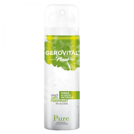 Deodorant-antiperspirant Pure Plant, 150 ml, Gerovital