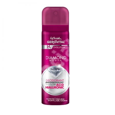 Deodorant spray Diamond Woman H3 Evolution, 150 ml, Gerovital