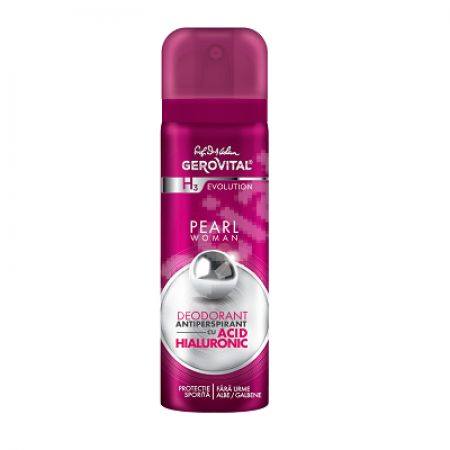 Deodorant spray Pearl H3 Evolution, 150 ml, Gerovital