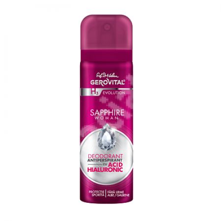 Deodorant spray Sapphire Woman H3 Evolution, 150 ml, Gerovital