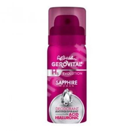 Deodorant spray Sapphire Woman H3 Evolution, 40 ml, Gerovital