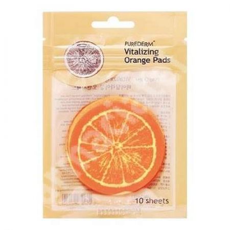 Dischete revitalizante pentru ten obosit Vitalizing Orange, 10 bucati, Purederm