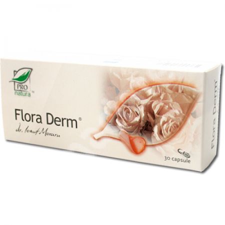 Flora Derm, 30 capsule, Pro Natura