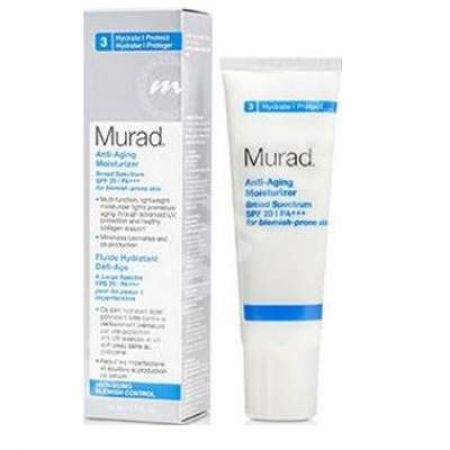 Fluid hidratant Anti-Aging Moisturizer SPF 20, 50 ml, Murad