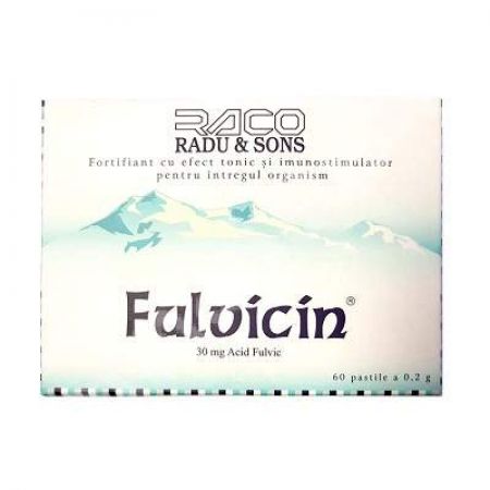 Fulvicin Acid Fulvic, 30 mg, 60 tablete, Raco