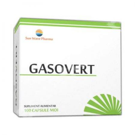 Gasovert, 100 capsule, Sun Wave Pharma