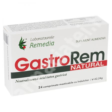 Gastro Rem Natural, 24 capsule, Remedia