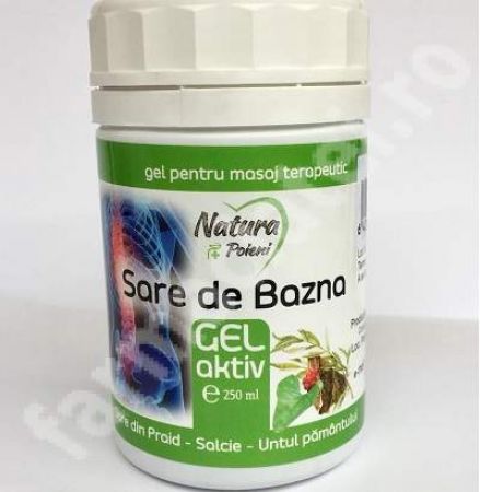 Gel Aktiv Sare de Bazna, 250 ml, Natura Plant 