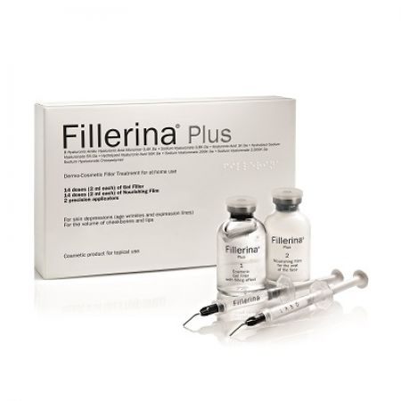 Gel de umplere Fillerina Plus, Grad 5, 2 x3 0 ml + 2 aplicatoare, Labo