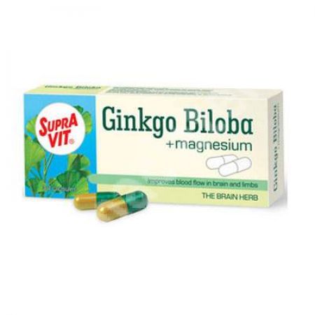 Ginkgo Biloba+magneziu, 30 capsule, Kendy