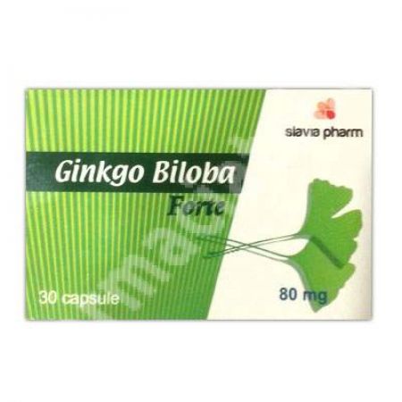 Ginko Biloba Forte, 80 mg, 30 capsule, Slavia Pharm