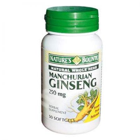 Ginseng Manciurian, 50 tablete, Nature's Bounty