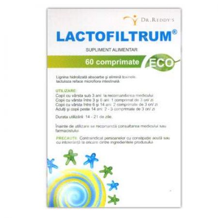Lactofiltrum,, 60 comprimate, Avva Rus
