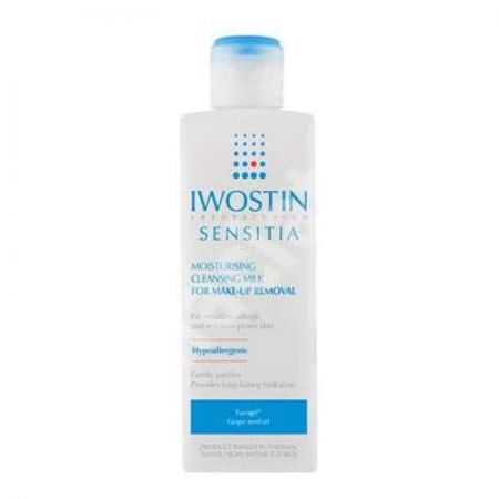Lapte demachiant hidratant pentru piele foarte sensibila Sensitia, 240 ml, Iwostin