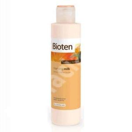 Lapte demachiant pentru ten uscat si sensibil Bioten, 200 ml, Sarantis