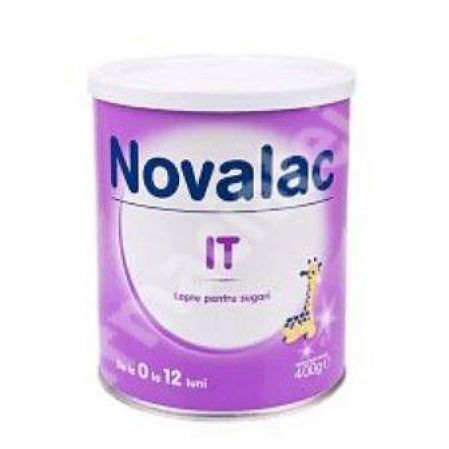 Lapte praf Formula IT, Gr. 0-12 luni, 400 g, Novolac